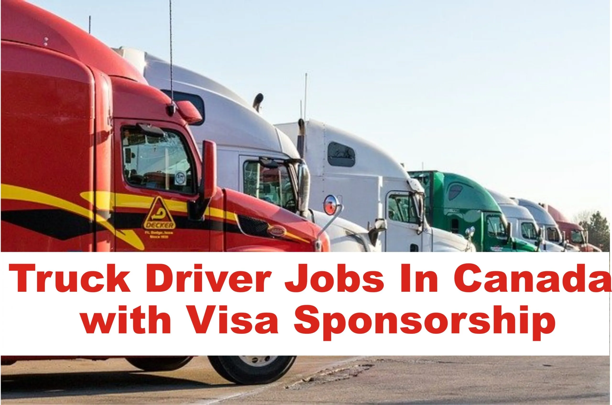 Truck Driver in Canada